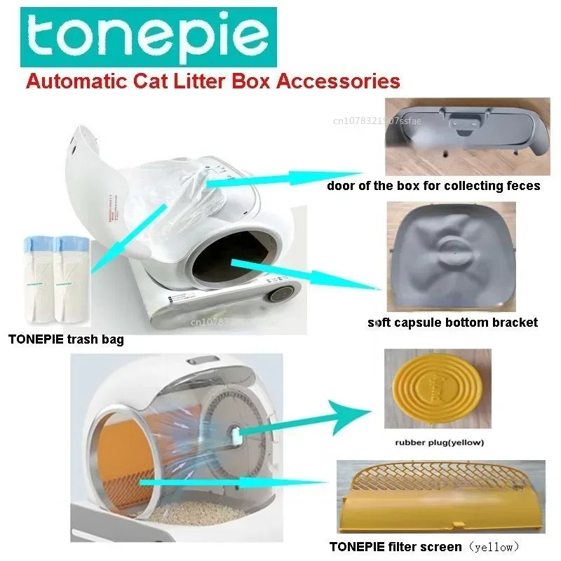 TONEPIE Automatic Cat Litter Box Accessories - MyPetDollar.com