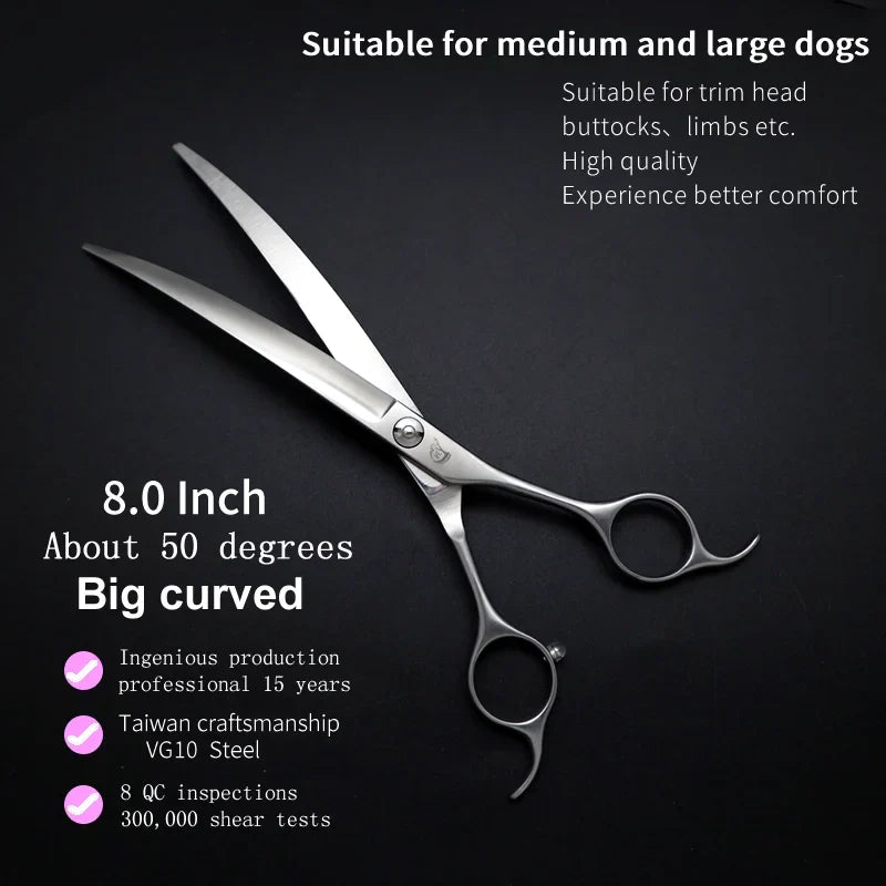 Crane Big Curved Scissors 50° 7.5/8inch Pet - MyPetDollar.com