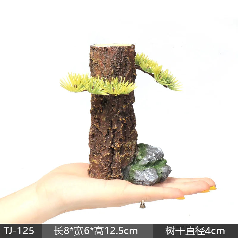 Simulation Tree Trunk Sinking Wood Driftwood Fish Tank – 7 Colors