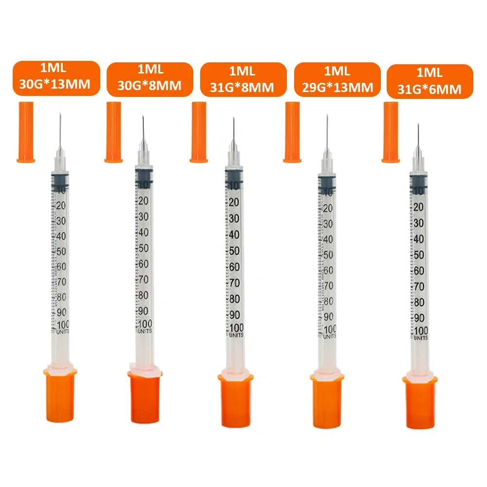 100PCS/Box Multi-Size 1ml Safety Syringe - MyPetDollar.com