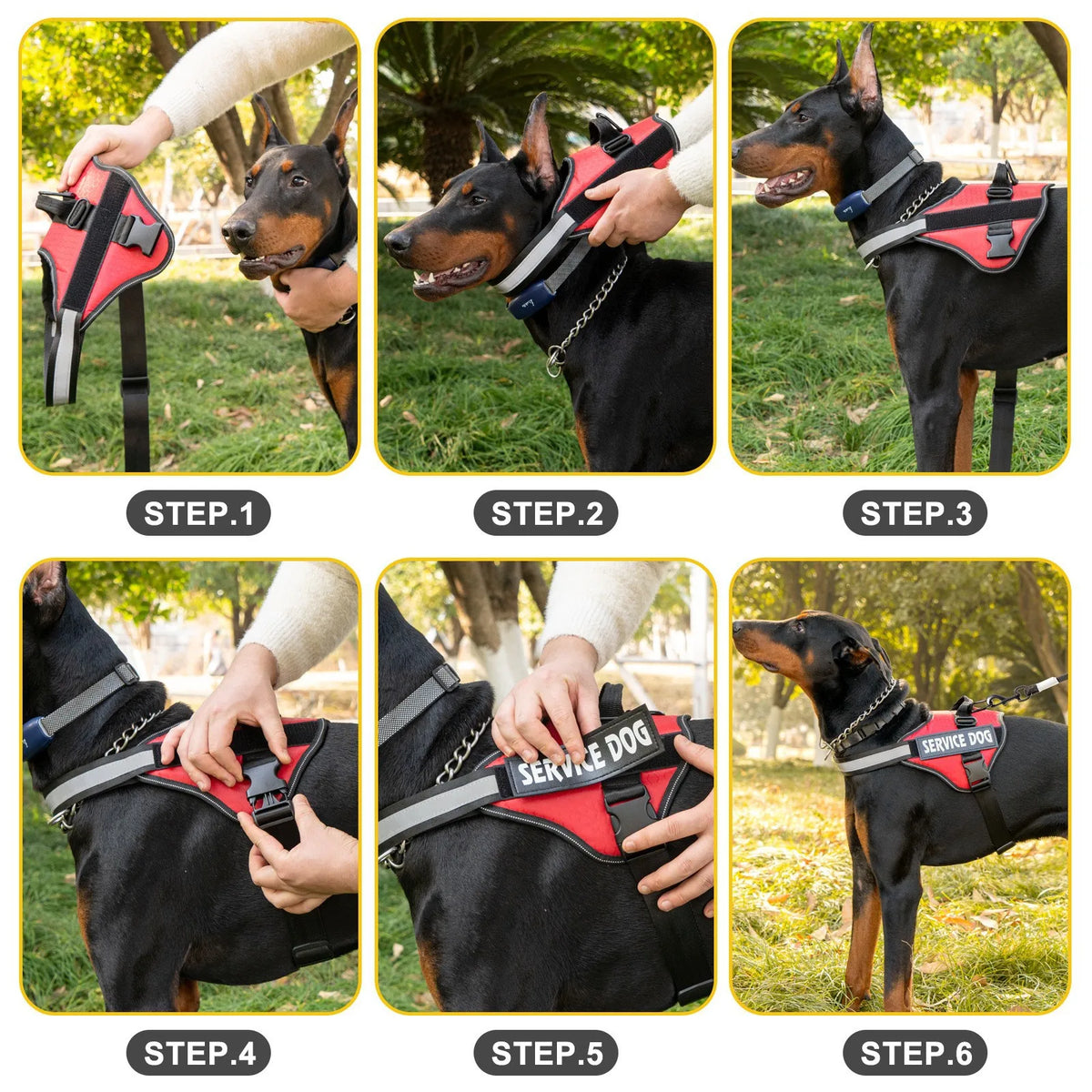 Chest Strap Dog Vest Harness Medium and - MyPetDollar.com