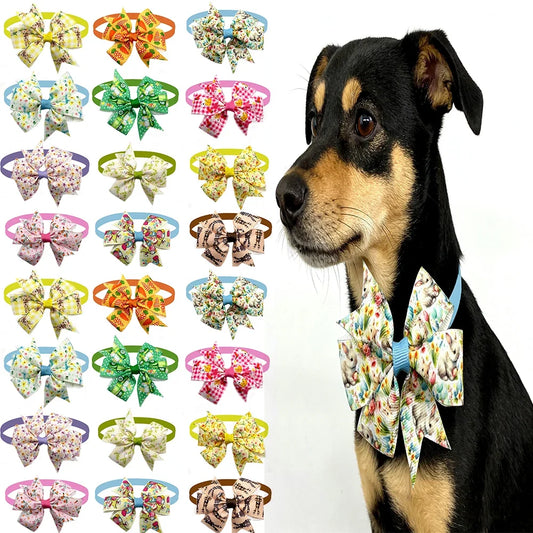 50/30pcs Small Dog Cat Bowties Pet Bowknot - MyPetDollar.com