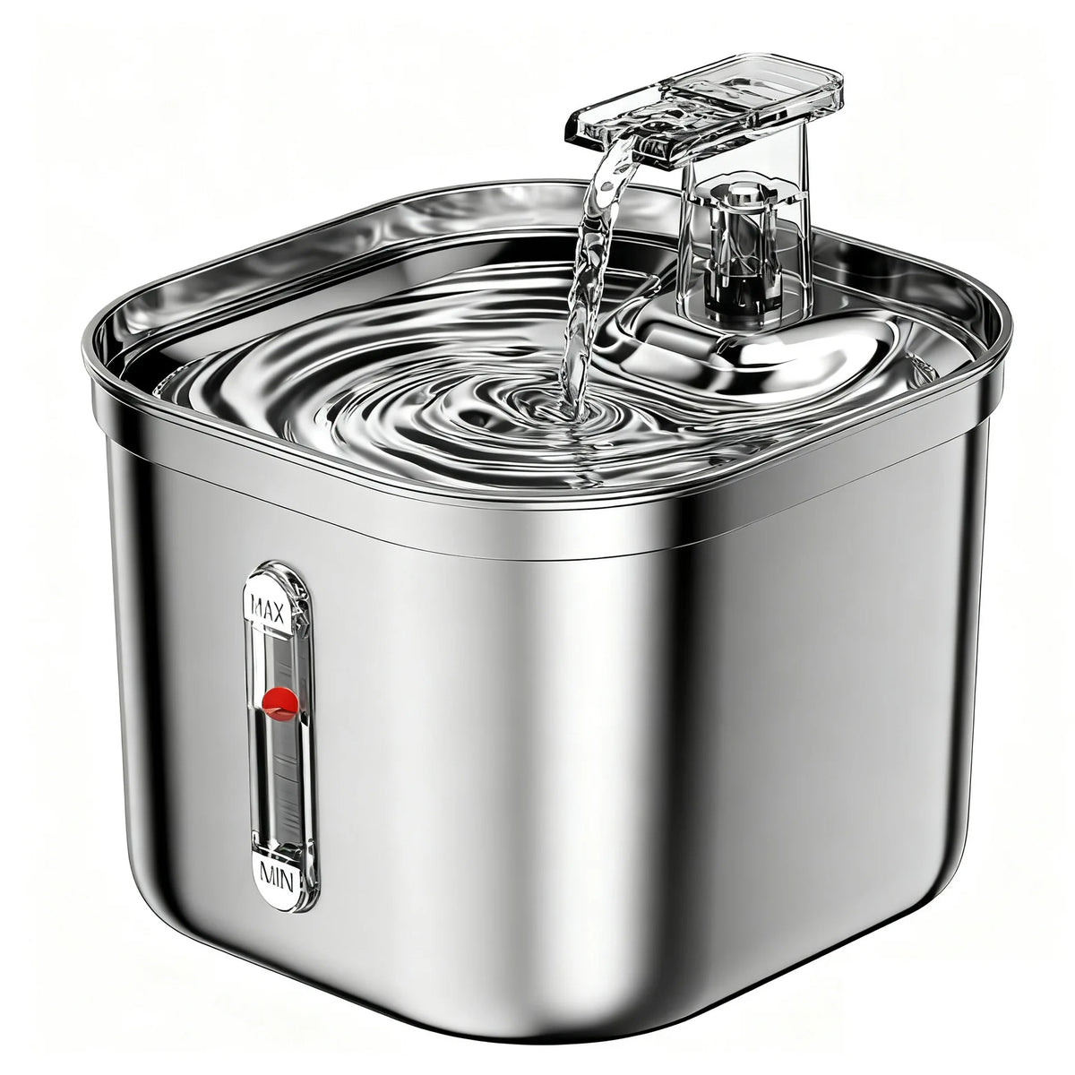 Pet Water Fountain (Stainless Steel + PP) - MyPetDollar.com