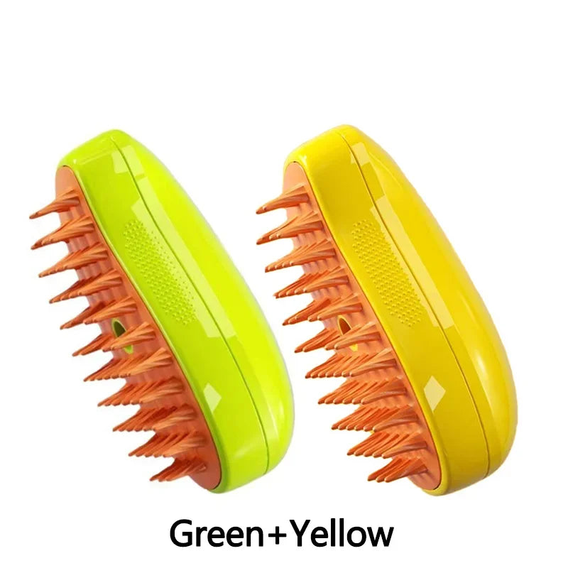 3-in-1 Electric Steam Pet Grooming Brush, - MyPetDollar.com