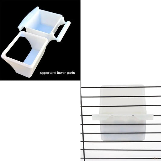 448B Bird Feeder with Perch Plastic Parakeet - MyPetDollar.com