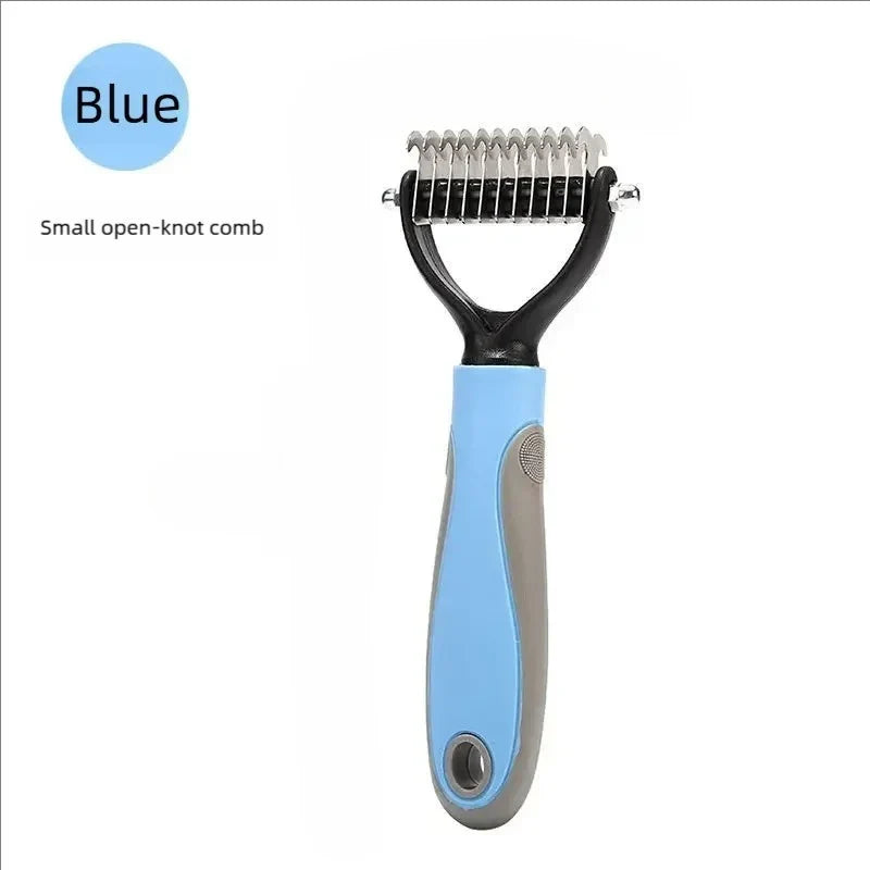 Double Sided Pet Deshedding Brush, Stainless Steel