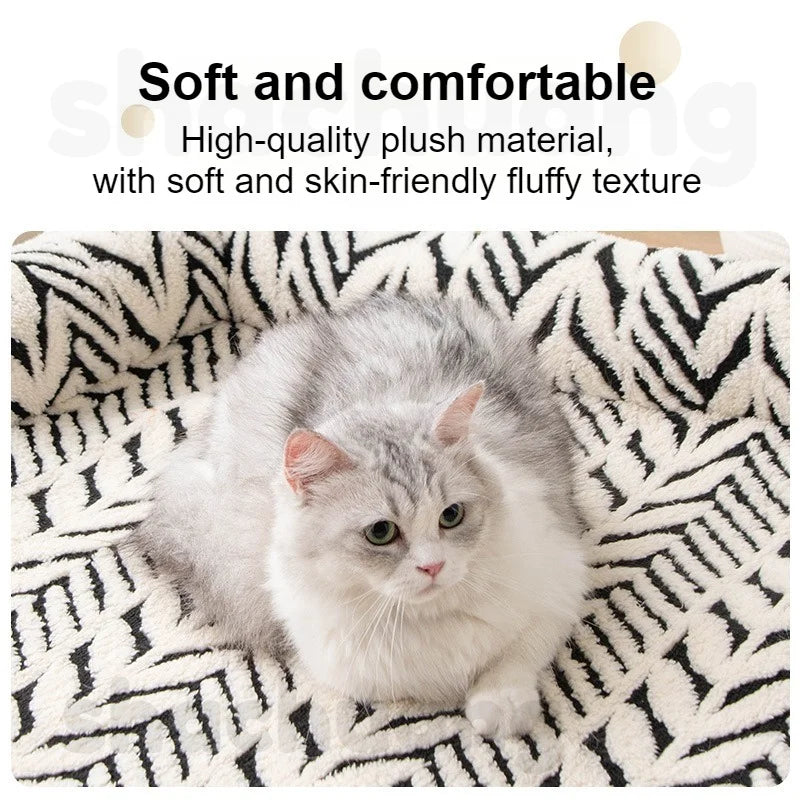 Winter Warm Pet Sofa Bed Super Soft Plush - MyPetDollar.com