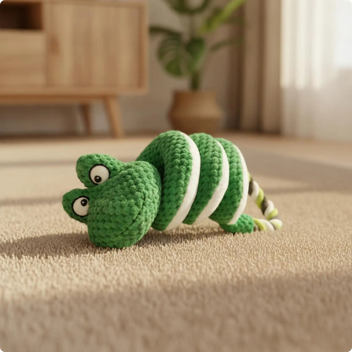 Fabric Tug Toy for Pets with Spiral Rope - MyPetDollar.com