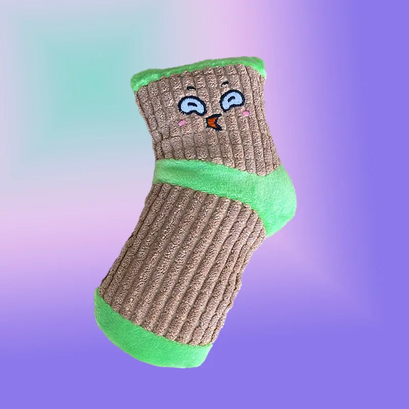 Cute Sock Small Dog Squeak Toy Sound BB - MyPetDollar.com