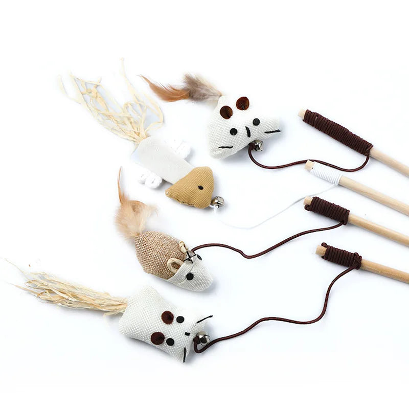 1PC Teaser Feather Toys Kitten Funny - MyPetDollar.com