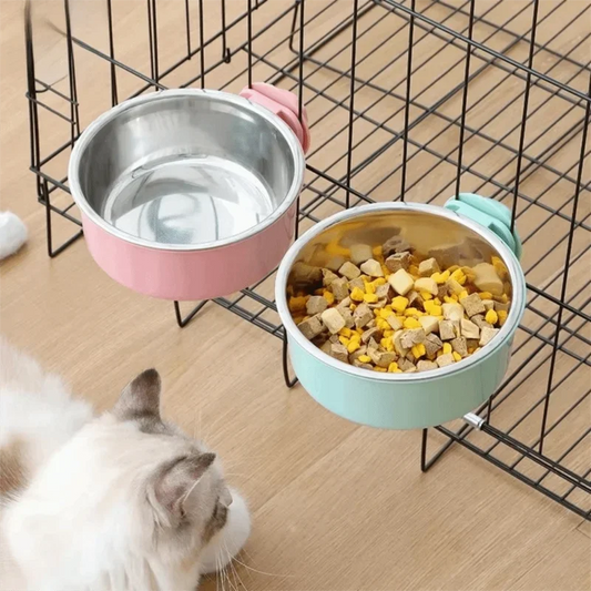 Dog Crate Food and Water Bowl Small Pet - MyPetDollar.com