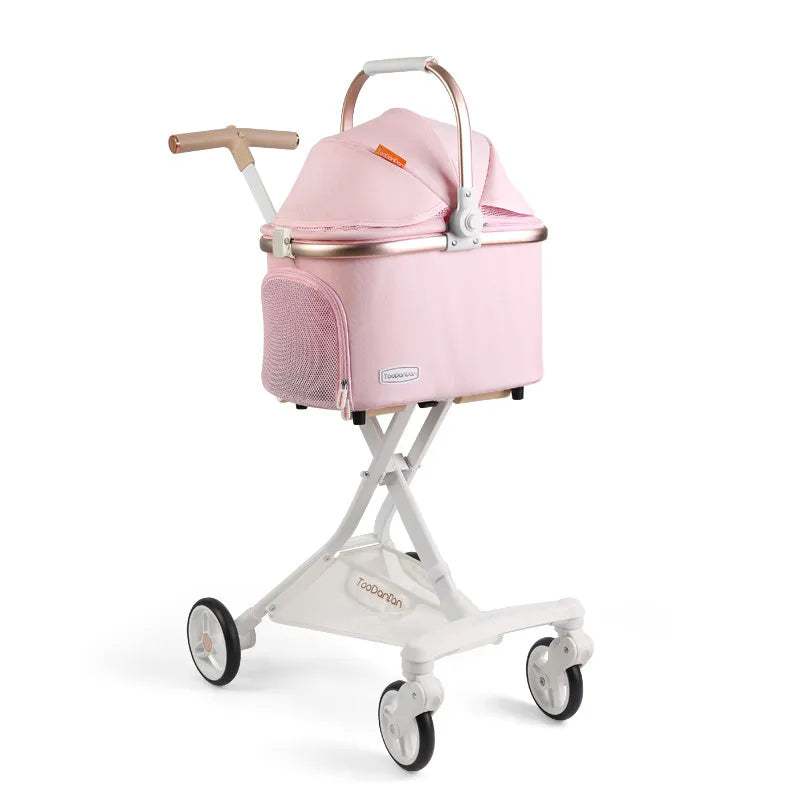 Foldable Detachable Pet Stroller Lightweight - MyPetDollar.com