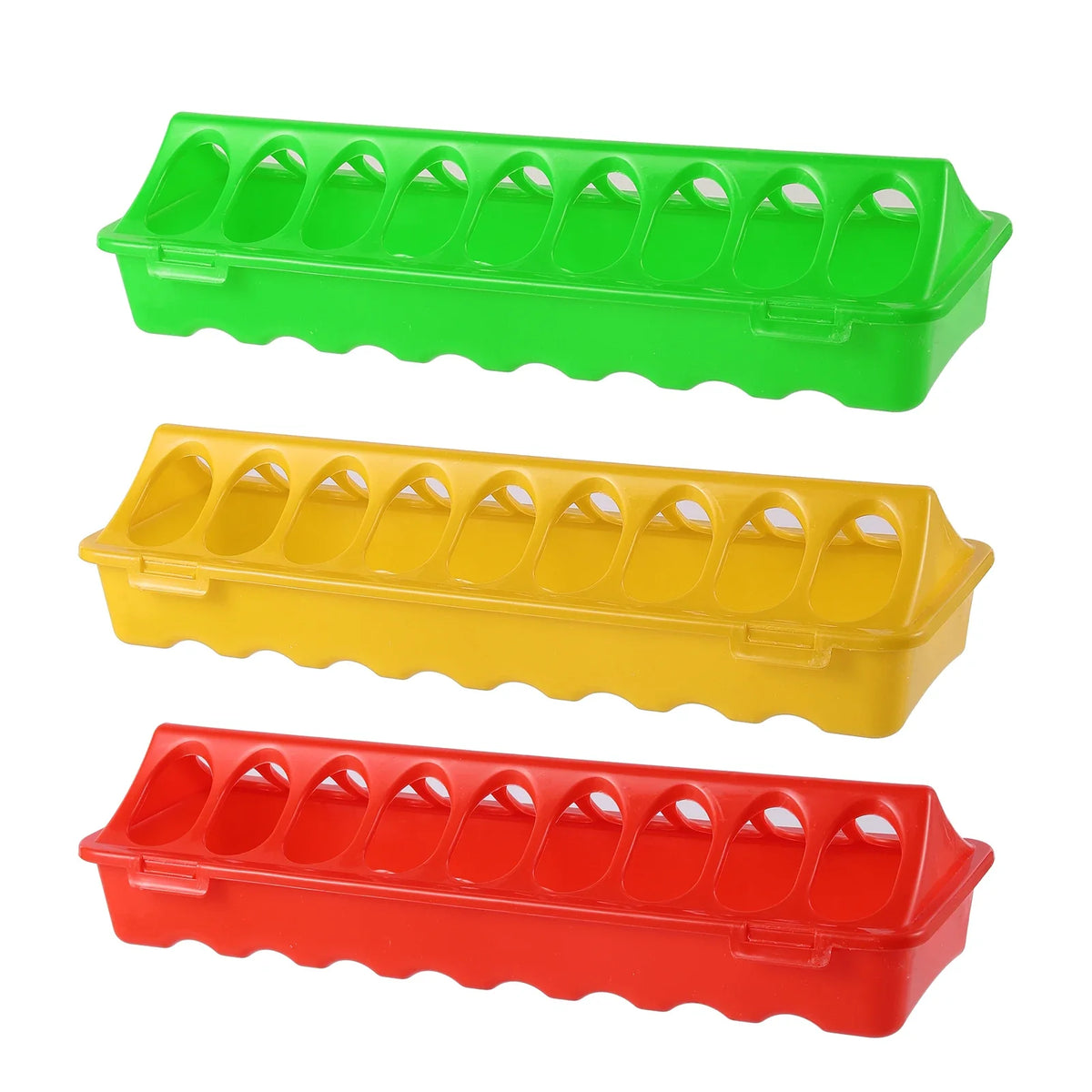 20/30/40/50Cm Chicken Feeder Double Row - MyPetDollar.com