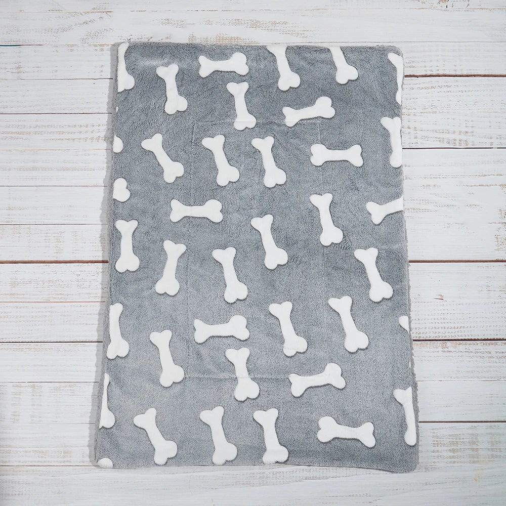 Winter Warm Pet Bed Mat Flannel Dog Cushion - MyPetDollar.com