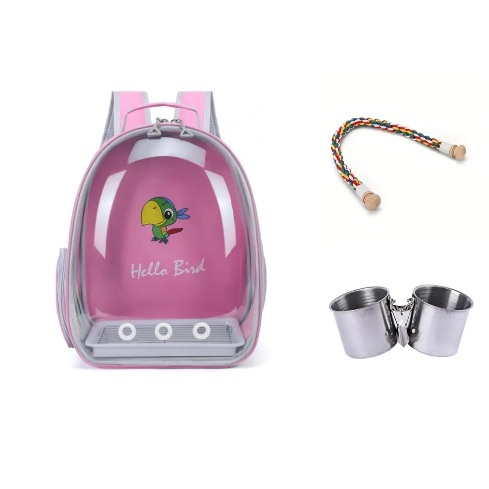 Portable Bird Carrier Bird Backpack with - MyPetDollar.com