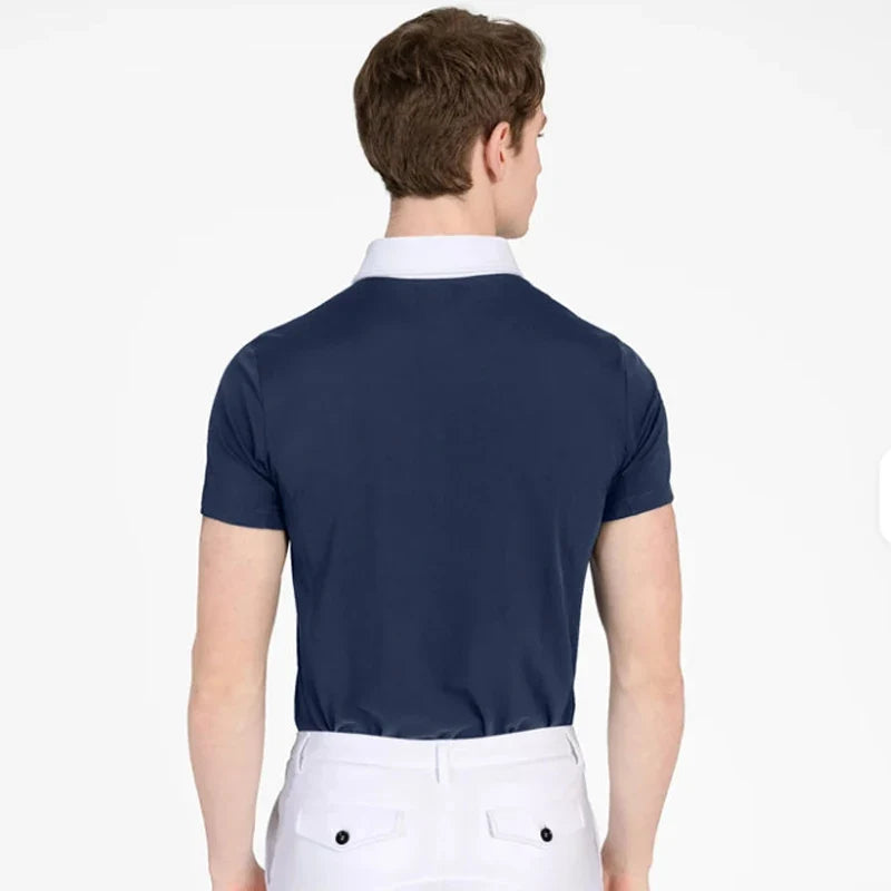 MXLLINA Mens Equestrian Short Sleeve - MyPetDollar.com
