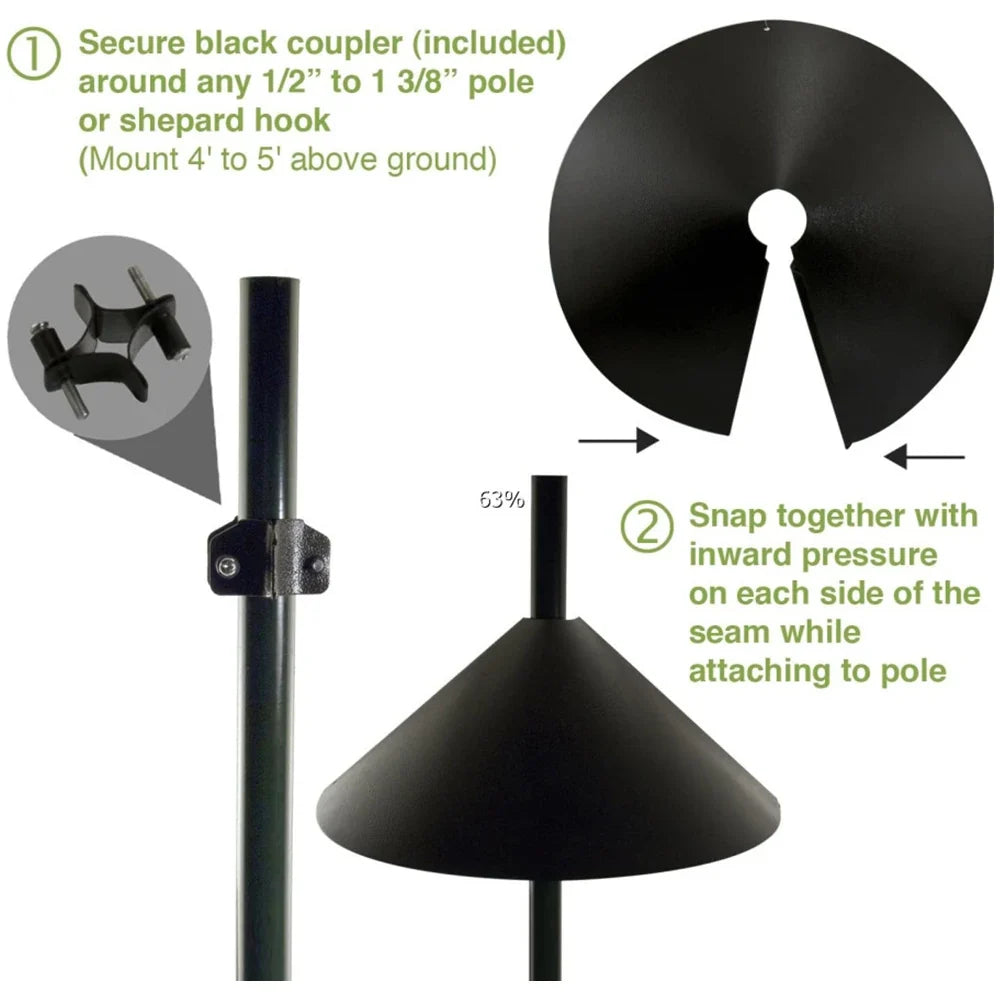 12/18inch Squirrel Baffle Wrap Around - MyPetDollar.com