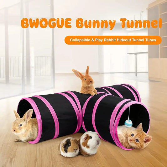 Bunny Tunnels & Tubes Collapsible 3 Way - MyPetDollar.com