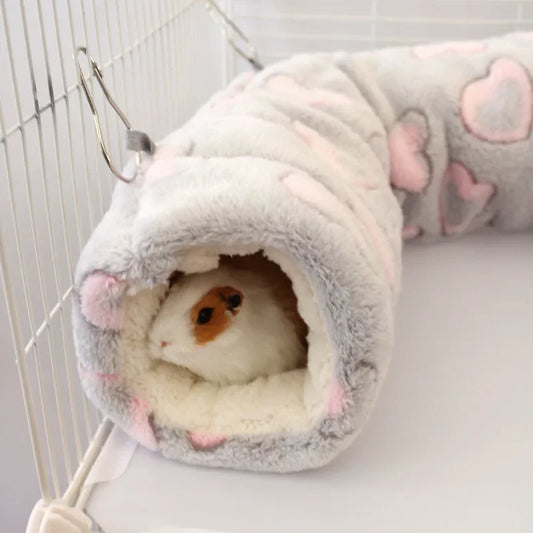 Flannel Small Pet Tunnel Soft Warm Hamster - MyPetDollar.com