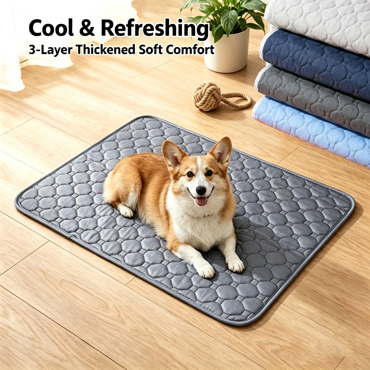 Dog Pee Reusable Pad Blanket Summer Cool - MyPetDollar.com