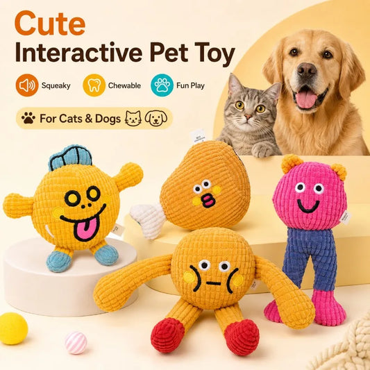 Washable Plush Pet Toy for Cats Dogs, - MyPetDollar.com
