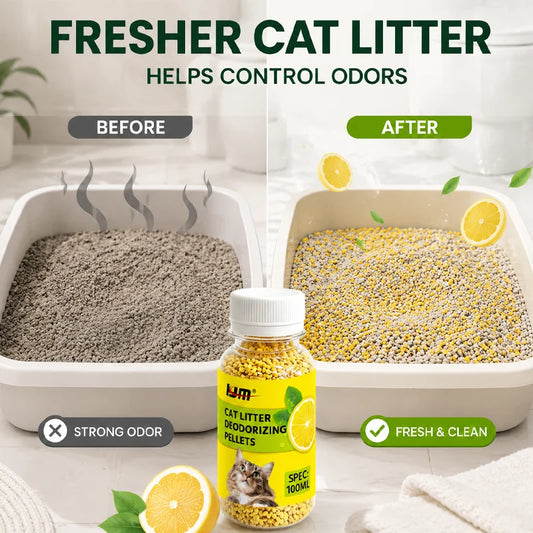 KJM Cat Litter Deodorizing Pellets Lemon - MyPetDollar.com