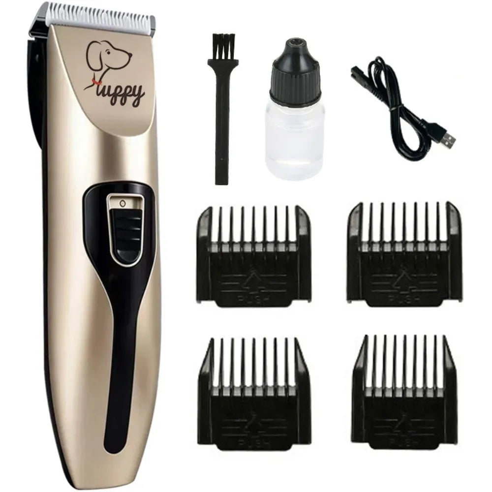 Professional USB Rechargeable Dog Hair Clippers – 6 Colors