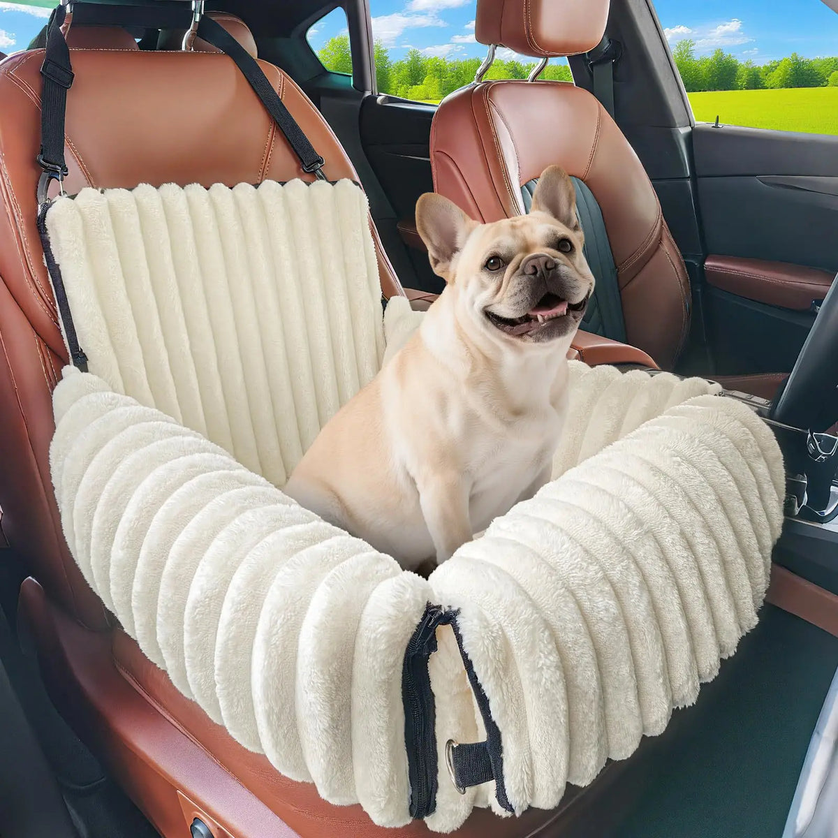 Car-mounted Dog Bed For Rear Passenger Seat, - MyPetDollar.com