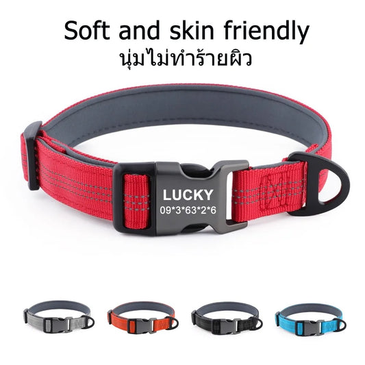 Customizable Pet Name Collar Adjustable - MyPetDollar.com