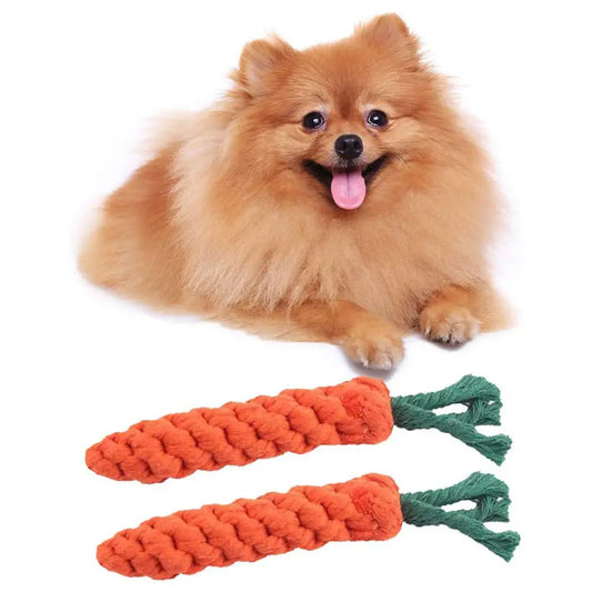 1/2/3pc Dog Chew Toys Cartoon Carrot Shape - MyPetDollar.com