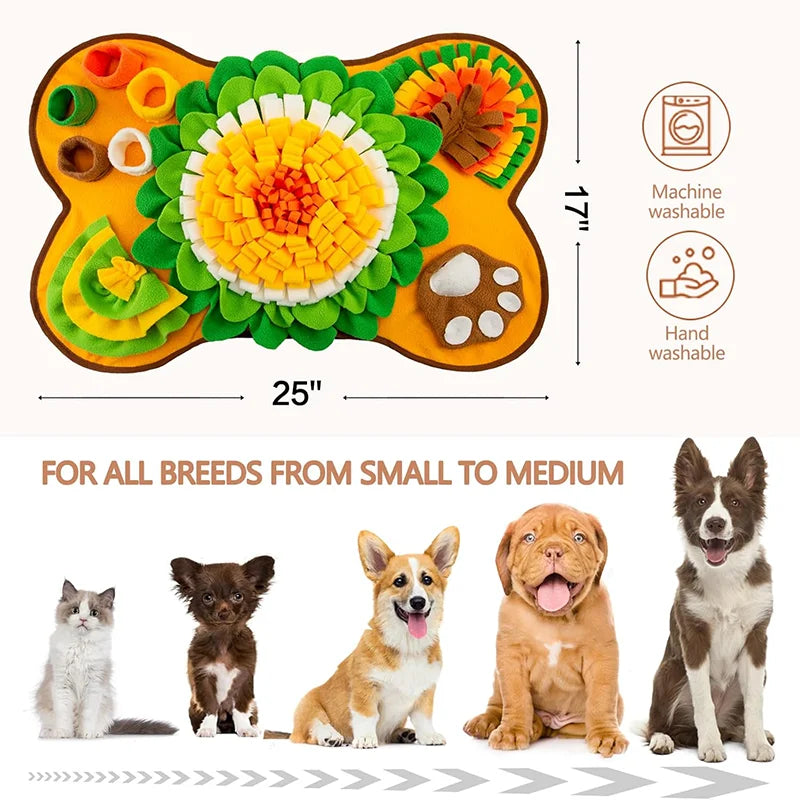 Pet Dog Snuffle Mat, Interactive Sniff Mat - MyPetDollar.com