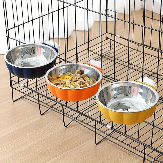 Pumpkin Shaped Small Pet Food and Water - MyPetDollar.com