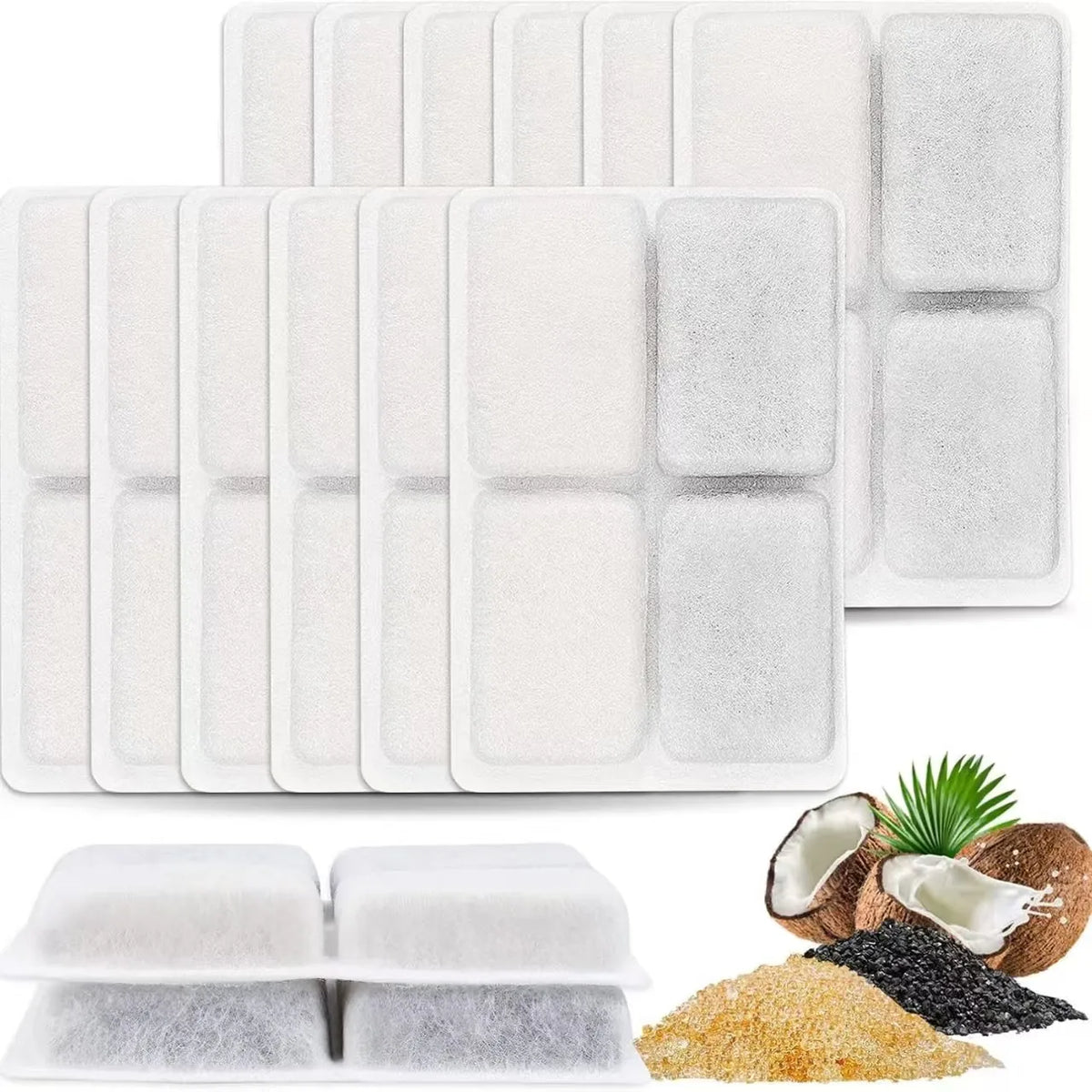 6PCS 12PCS Cat Water Fountain Filters and - MyPetDollar.com