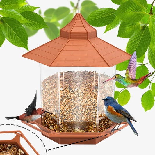 Automatic Bird Feeder Hanging Food Feeding - MyPetDollar.com