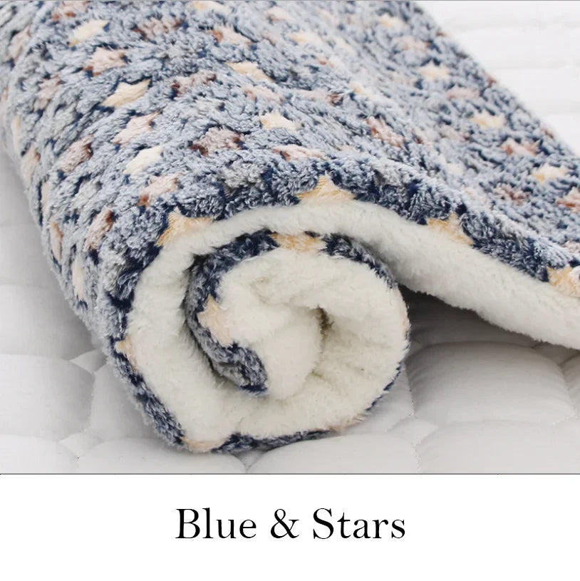 Pet Sleeping Mat Warm Dog Bed Soft Fleece - MyPetDollar.com