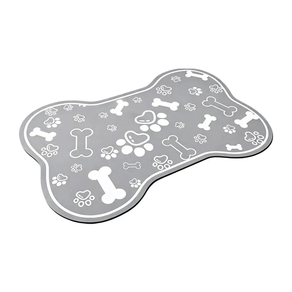 Non-Slip Diatomaceous Mud Absorbent Pet Placemat Waterproof Quick Dry