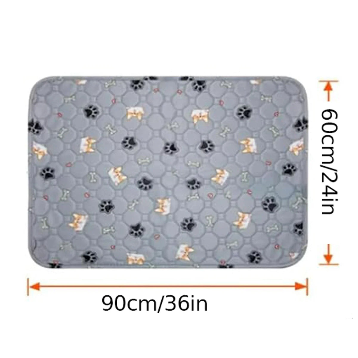 Washable Pet Mat - Thickened and Reusable Urine Isolation Bed