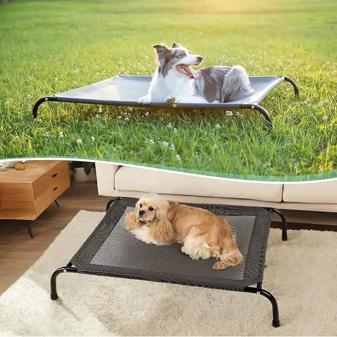 Cooling Elevated Dog Bed with Non-Slip Floor - MyPetDollar.com