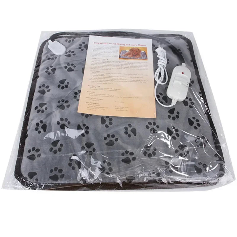 Waterproof Pet Heated Mat Dog Temperature Adjustable Heating Pad – 2 Sizes