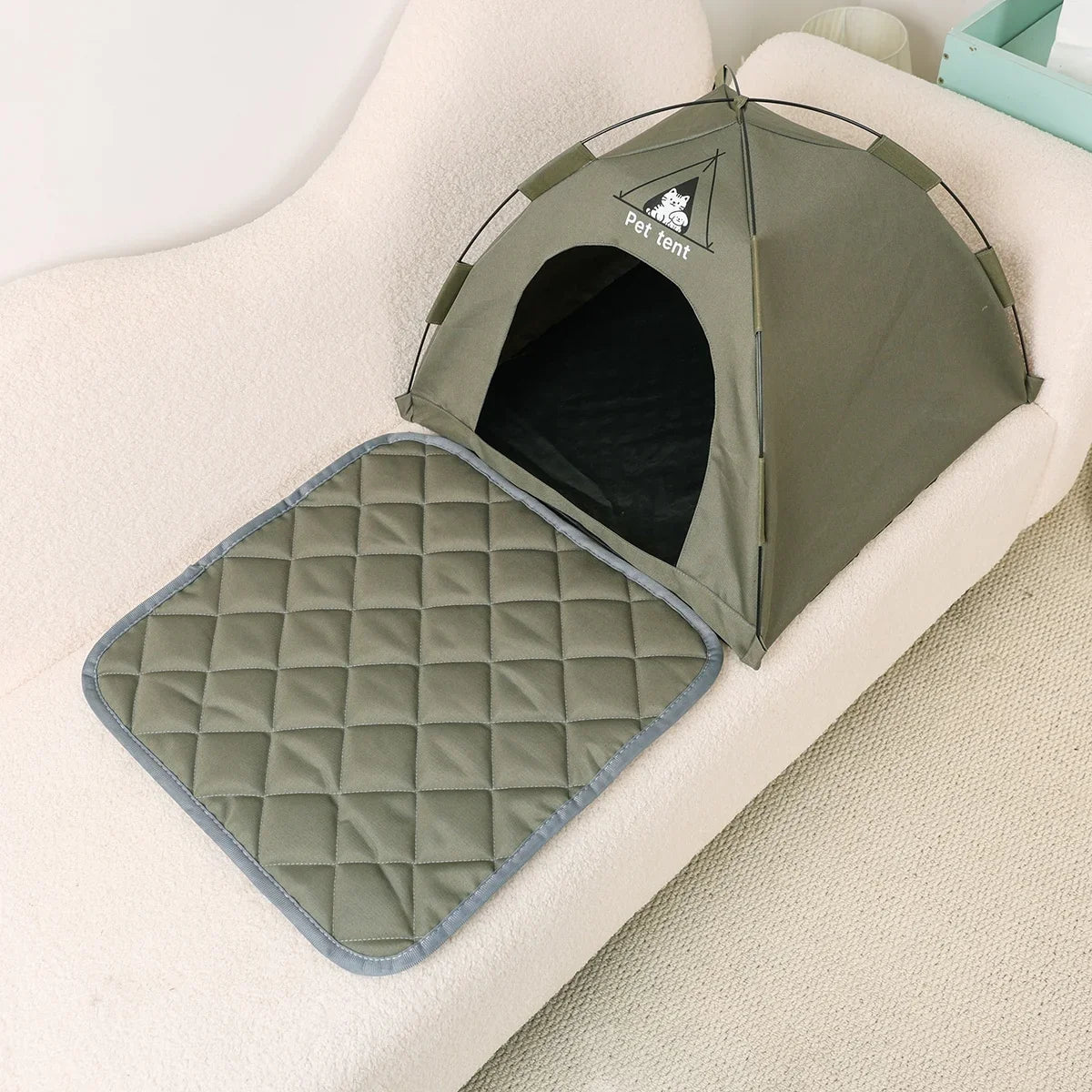 Dog/Cat Tent Bed,Pet Waterproof Teepee - MyPetDollar.com