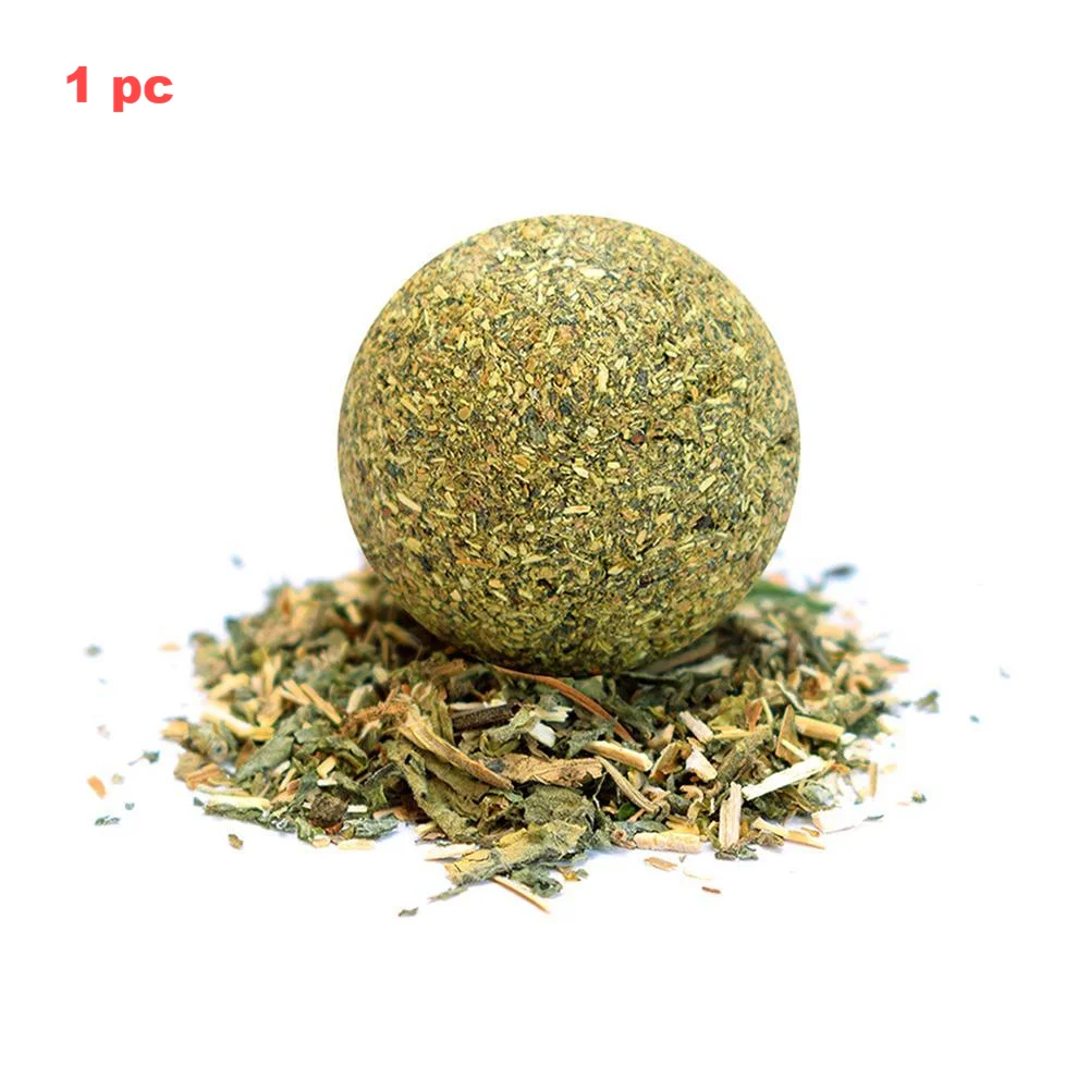1 Natural Catnip Cat Wall Stick-on Ball – 6 Colors