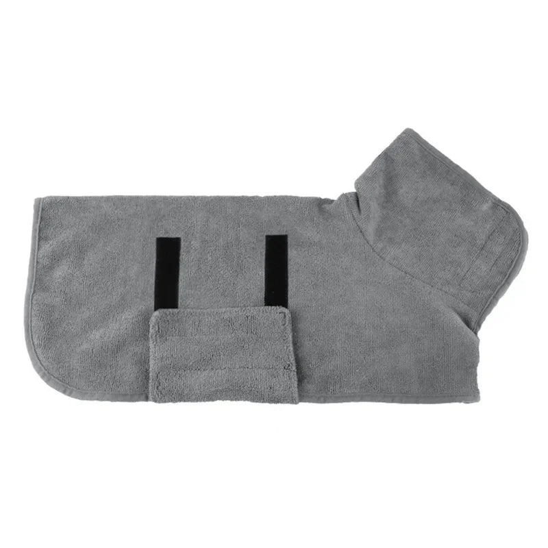 Fast Drying Dog Bathrobe, Microfiber - MyPetDollar.com