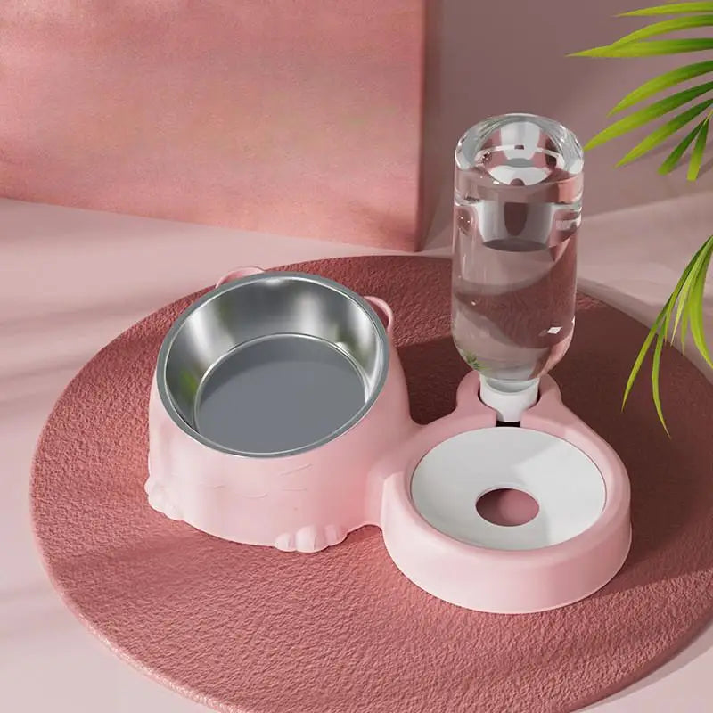 2 in 1 Pet Auto Feeder Automatic Food Dish – Dog Supplies