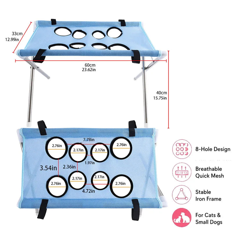 Foldable Pet Shower Holder Anti-Scratch Pet - MyPetDollar.com
