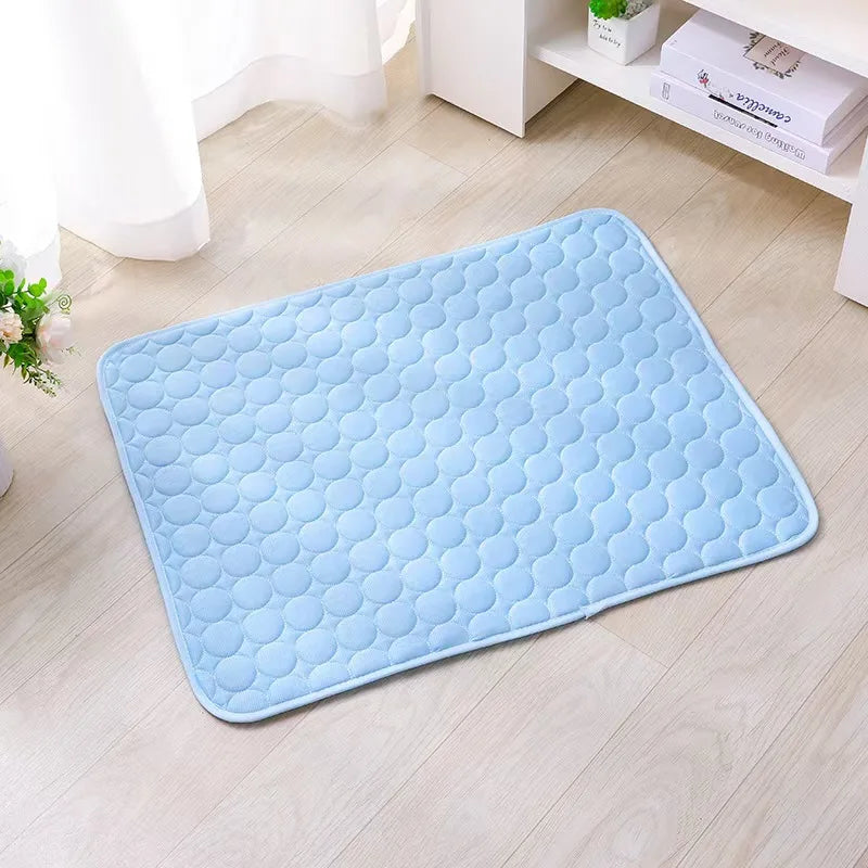 Summer Breathable Ice Silk Pet Cooling Mat - MyPetDollar.com