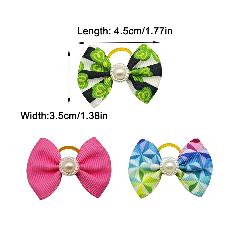 10pcs Hair Bows For Dog Pet Grooming - MyPetDollar.com