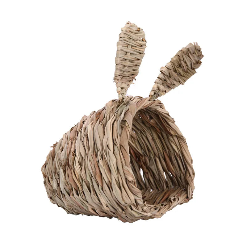 Handmade Knit Tunnel Hideaway for Small Exotic Pets Rabbits – 2 Colors