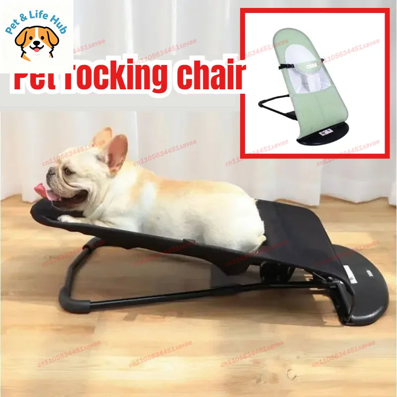 Summer Pet Foldable Rocking Chair Breathable - MyPetDollar.com