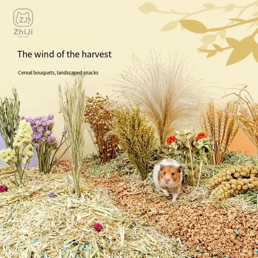 Natural Dried Flower Hamster Bedding - MyPetDollar.com