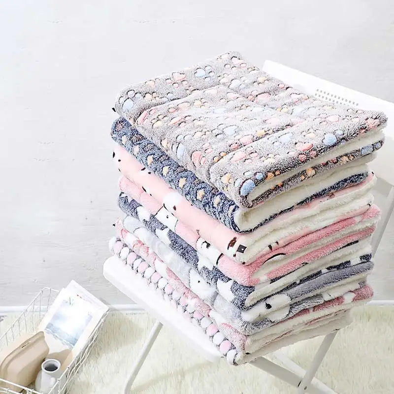 Soft Flannel Thickening Pet Soft Fleece Pad - MyPetDollar.com
